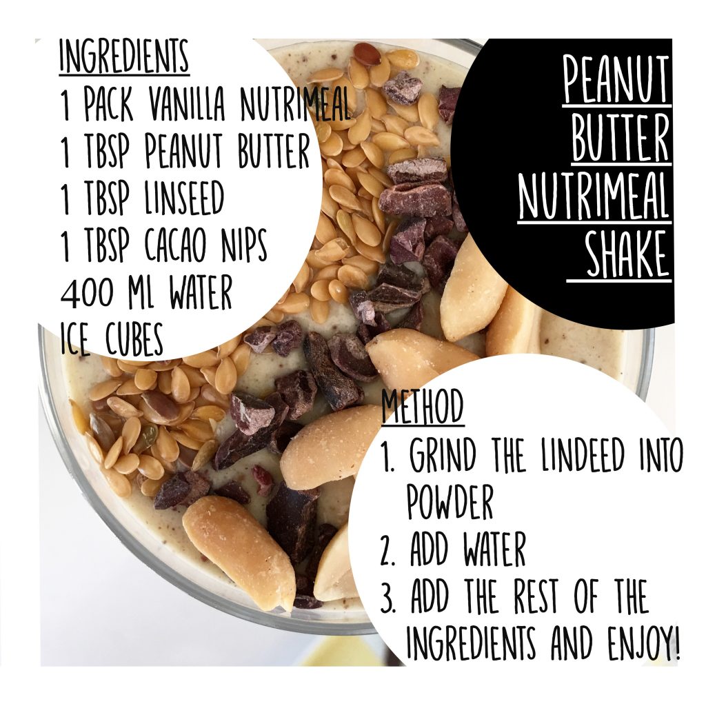 peanut butter nutrimeal shake