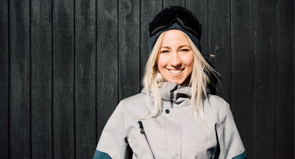 Christy Prior, New Zealand Freestyle Snowboarder and Team USANA athlete, in her snow gear.