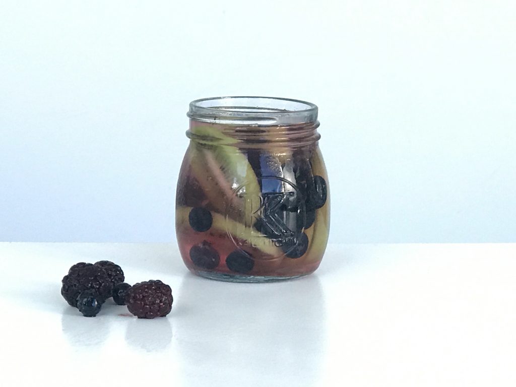 berry kiwi infused water